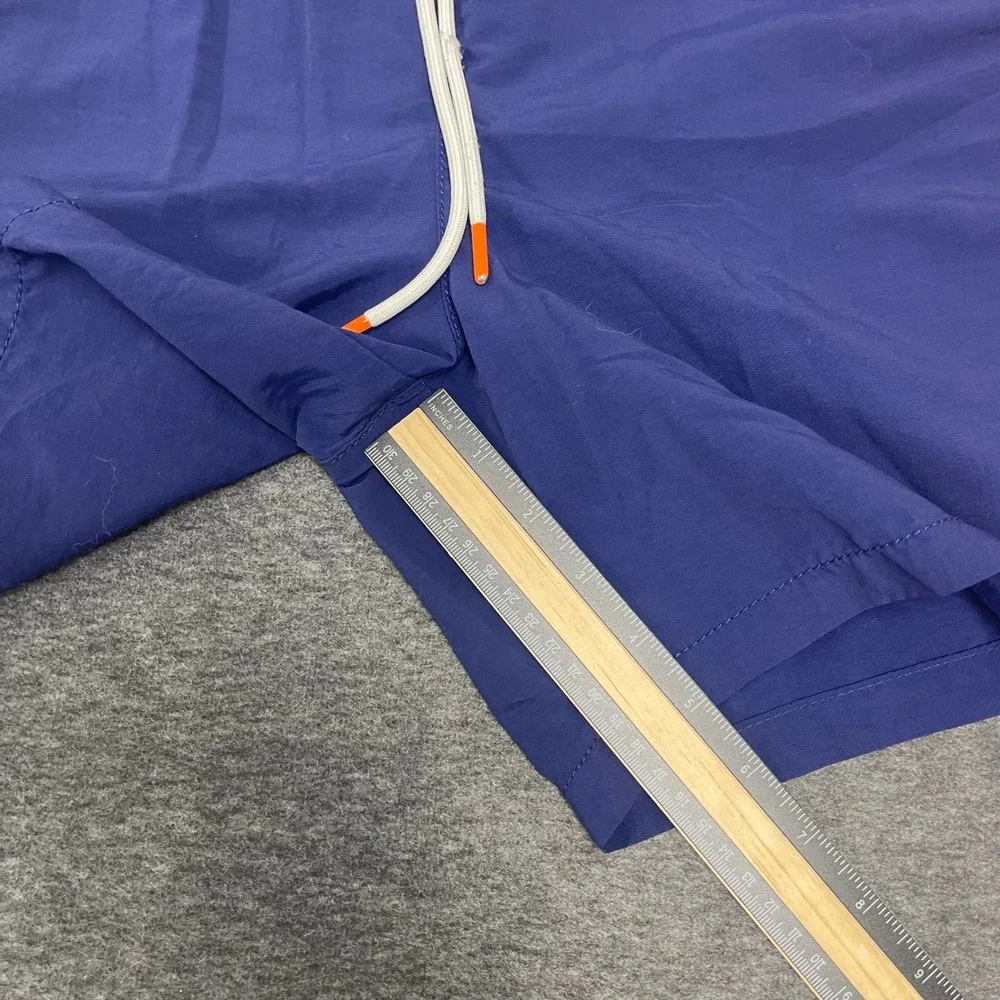 Tommy Bahama Swim Trunks Mens Medium Blue Orange Marlin Logo Cargo Pocket‎